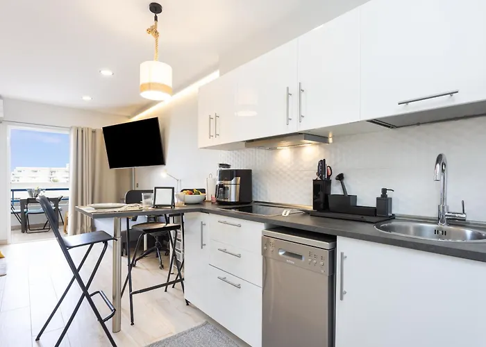 Апартаменти Precioso Estudio Con Vistas Al Mar En